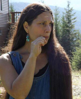 Living the homestead dream, on my humble little farm..deep in the silent snowy woods...in my dark mountains.
