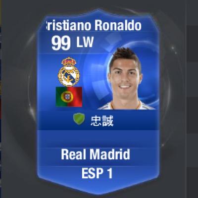 fifa15 ios / CR7 オンライン→redmannnn
