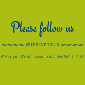We are merging this account into our main account as of January 2015. We hope you will follow us @theeventsco!