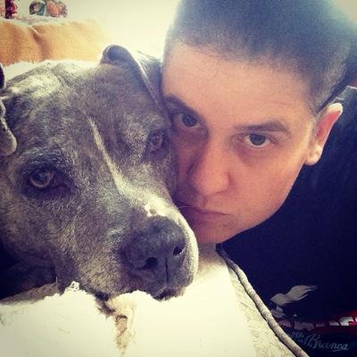 Queer Boxer, beach lover, pit bull snuggler