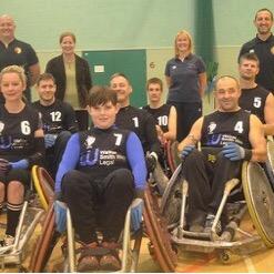 Providing opportunities through wheelchair rugby for disabled people at a social level all way up to Paralympic glory! 
Train @glyndwr Play @ParcEirias @RGCNews