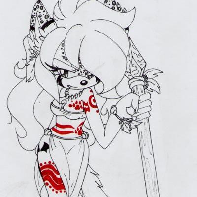 Snowflake Obsidian (Dalila) The Snow Leopard. She is short-tempered , loves flowers. Mostly spends her time hunting. {art belongs to cotton-candy-heaven on DA}