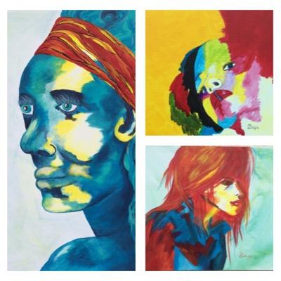 ZingaTina's profile picture. Je suis une artiste-peintre et vous propose des toiles modernes  ainsi que toute une collection d'objets peints à la main.
visite atelier-boutique a collombey