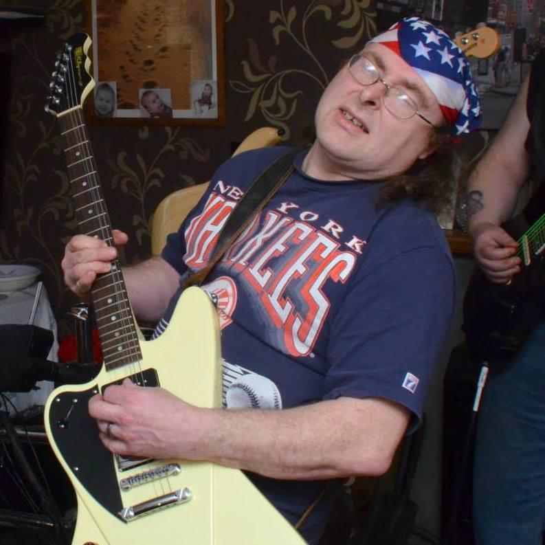 I am the modest and self effacing lead guitarist in ravenheart, a founding member of the band. we started ravenheart because we felt the need to rock!