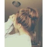 a girl known for her (hair) buns