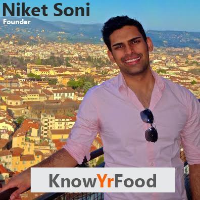 KnowYrFood's profile picture. KnowYrFood is a web-based platform that provides easy to understand, evidence-based scientific information to the public. Contact: Niket@KnowYrFood.com