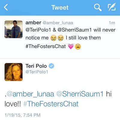 @SherriSaum1 told me she loves me & @TeriPolo1 told me hi . so you're irrelevant ✨❤️  #CALZONA❤️❤️❤️❤️ CU is the LOML ✨