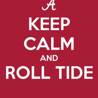 Just a southern girl who rejoices in our Lord and loves Alabama Football! #RollTide