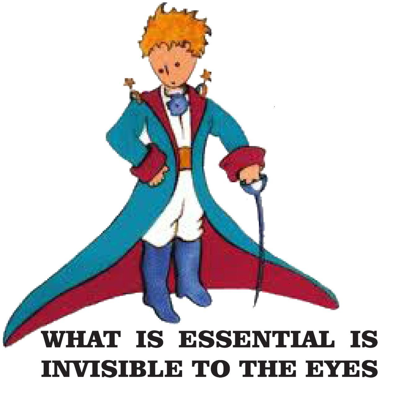 What is Essential is Invisible to the Eye.