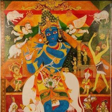 Isha Vasyam Idam Sarvam Yat Kincha Jagatyam Jagat. -- Governor of the universe permeates whatever there is, animate or inanimate.