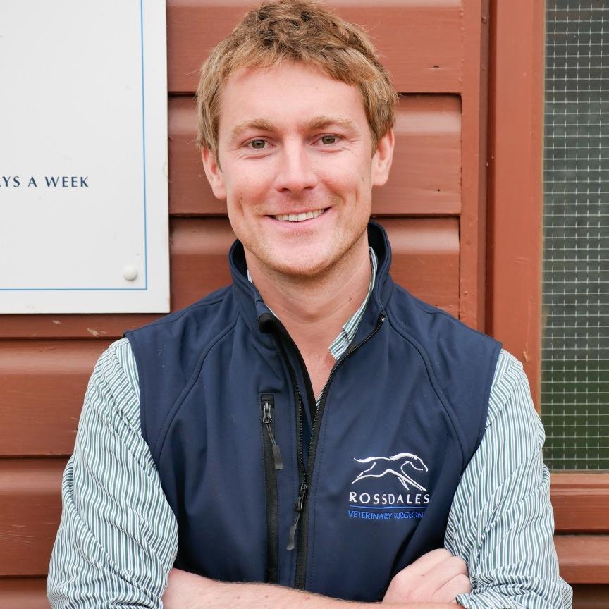 Racehorse Vet, from Waterford, Ireland, working in Newmarket.