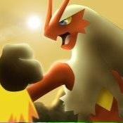 A friendly Blaziken who lives to serve others. But hes always happy nonetheless.