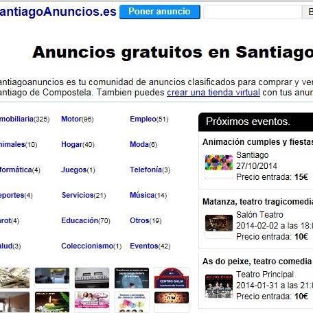 Anuncios clasificados gratis en Santiago de Compostela