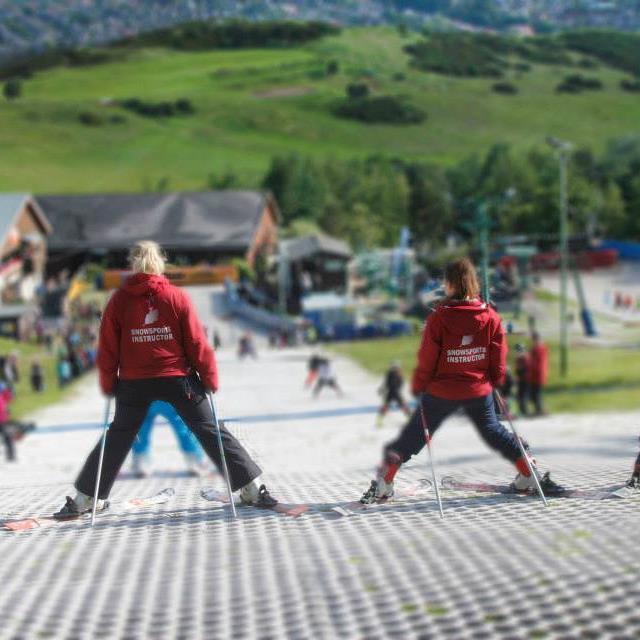 Midlothian Snowsports Centre.
Britain's largest dry ski slopes. Skiing snowboarding and tubing available all year round.