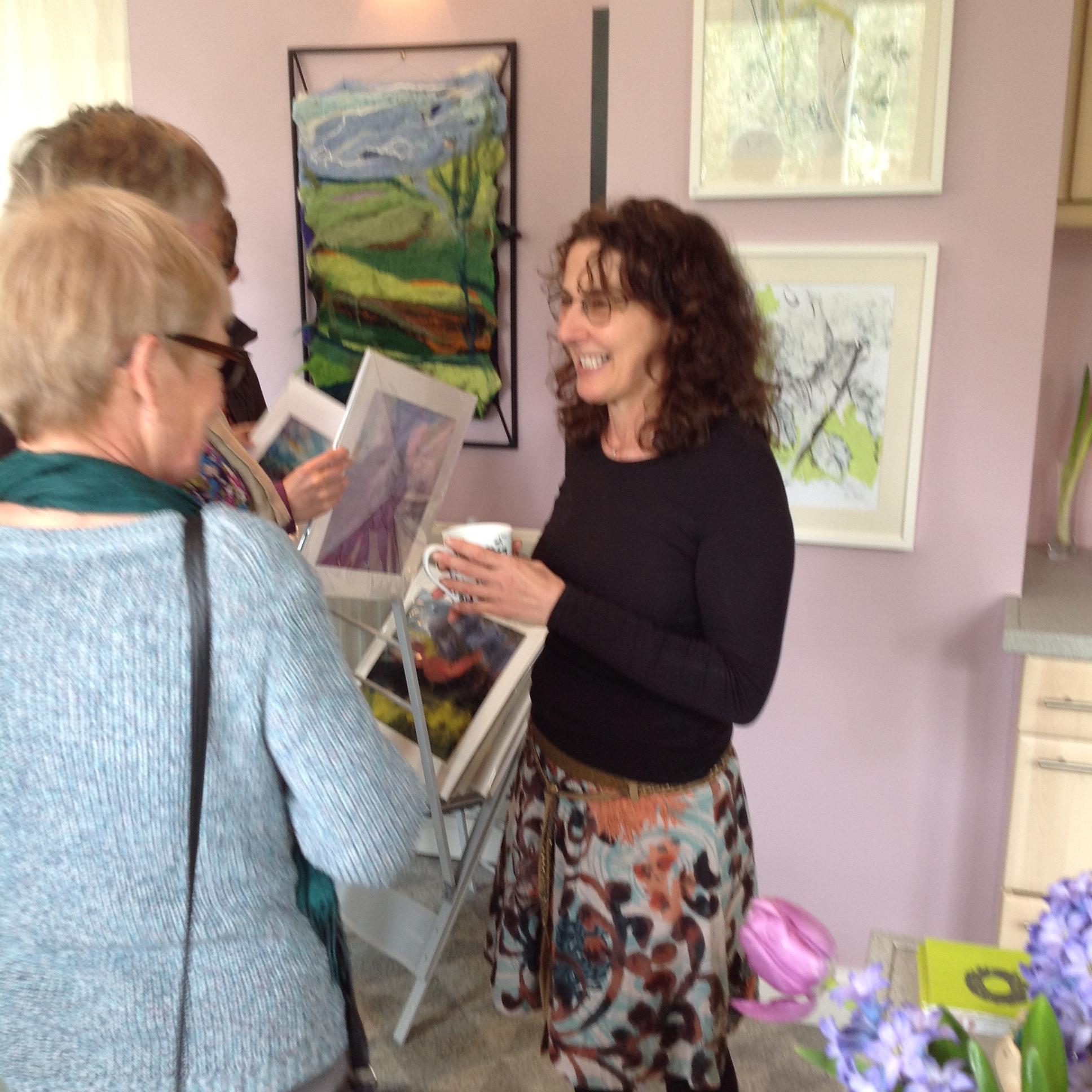 A Landscape artist, my mostly #mixedmedia, #felted and #oilpaintings are based on sketches of the #Yorkshirecountryside