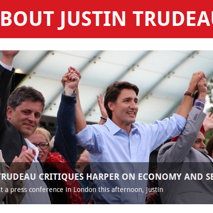 Our site provides news, facts and opinion about Justin Trudeau, leader of the Liberal Party of Canada.