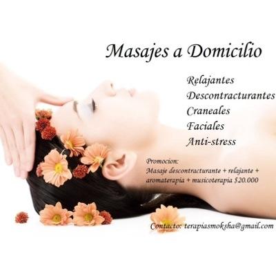 Masajes, terapias de Reiki, alineación de chakras y limpieza de aura a domicilio!!! agende su hora en terapiasmoksha@gmail.com