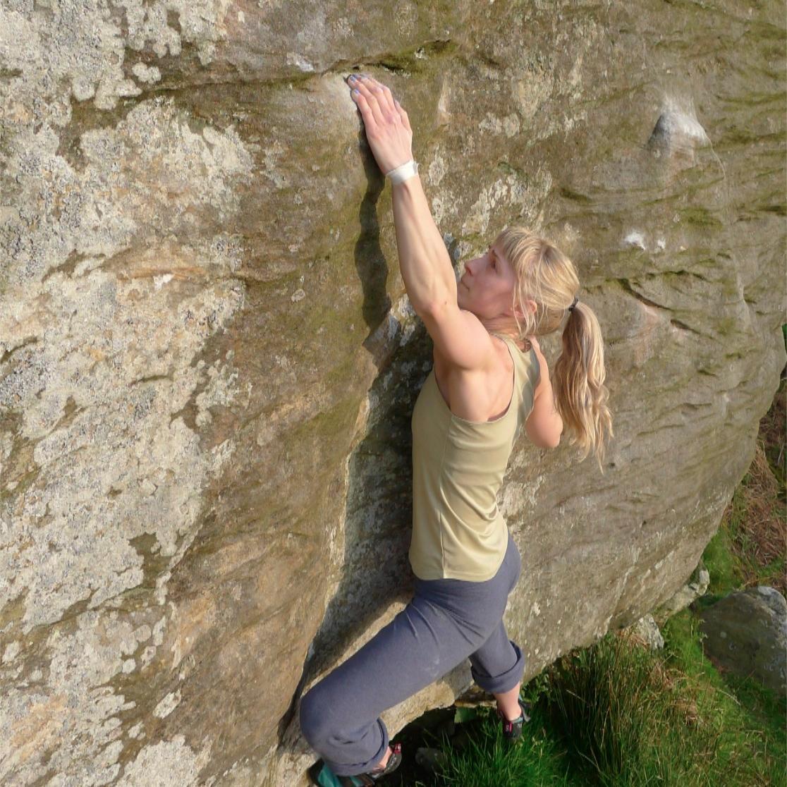 Owner Eden Rock and climber