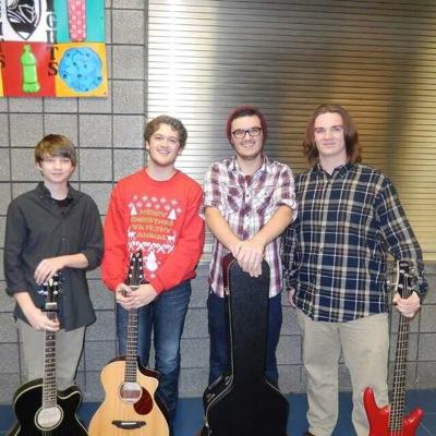 Just some dudes that make sounds in a certain order. (we can play 7 songs kinda good)