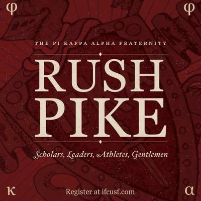 USF_Pikes's profile picture. The Official Twitter of Pi Kappa Alpha's Zeta Pi Chapter at the University of South Florida