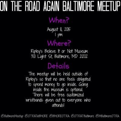 LETS PLAN SOMETHING SPECIAL IF YOUR GOING TO OTRA CLICK THE LINK BELOW AND RT SO WE CAN PASS THE WORD AROUND