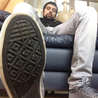 Male arab feet