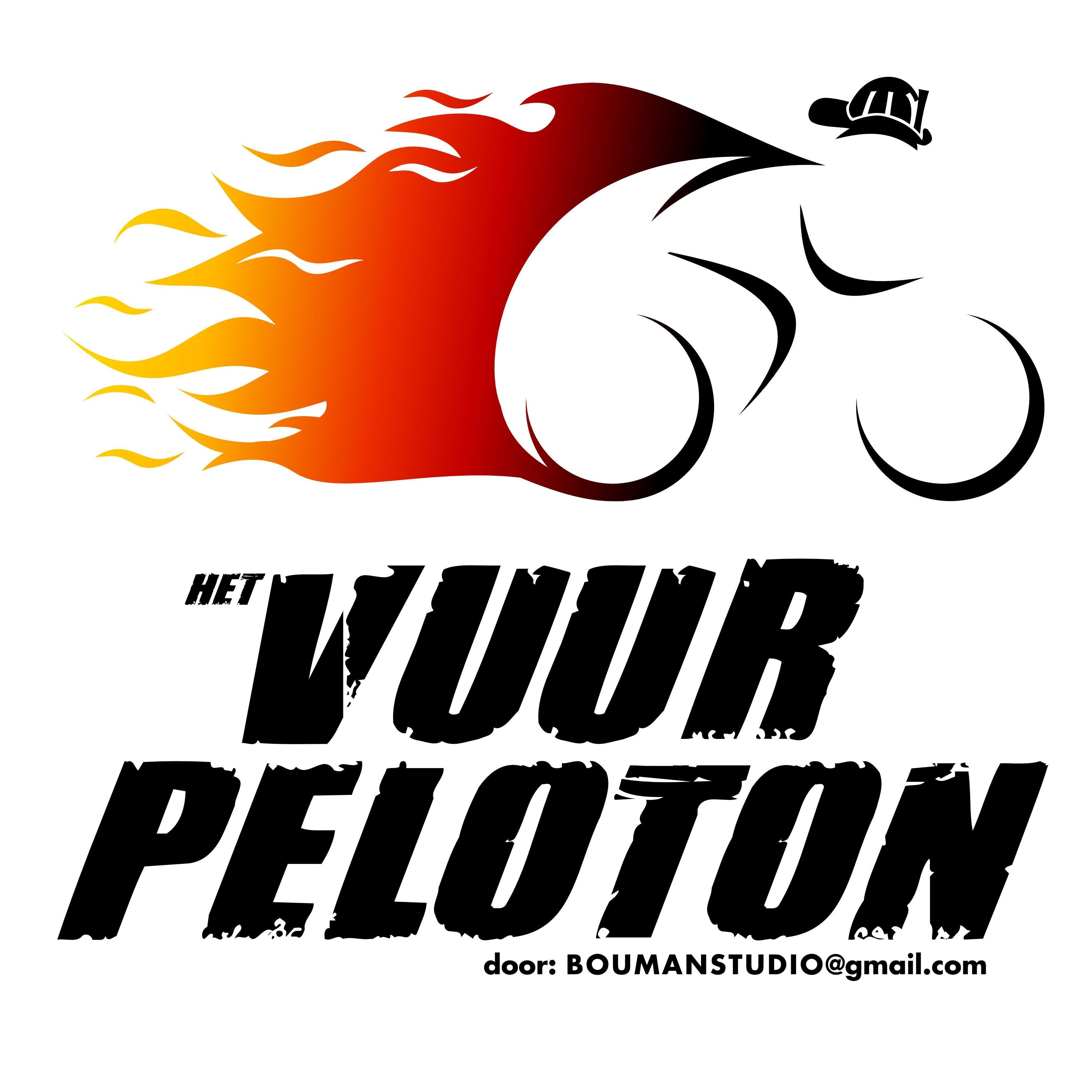 Een brandweerteam die de strijd tegen het vuur met een peloton ondersteunt!