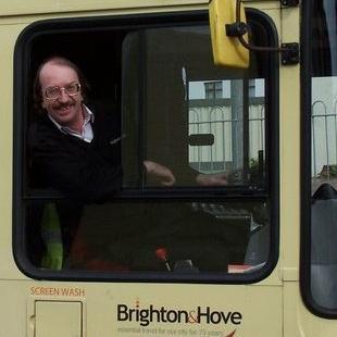 Brighton bus driver. Brighton & Hove Albion fan since 1966 and also follow Newcastle United (I'm a quarter Geordie!)