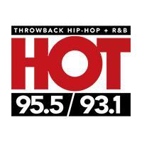 Throwback Hip-Hop + R & B. The all new Hot 95.5 & 93.1.