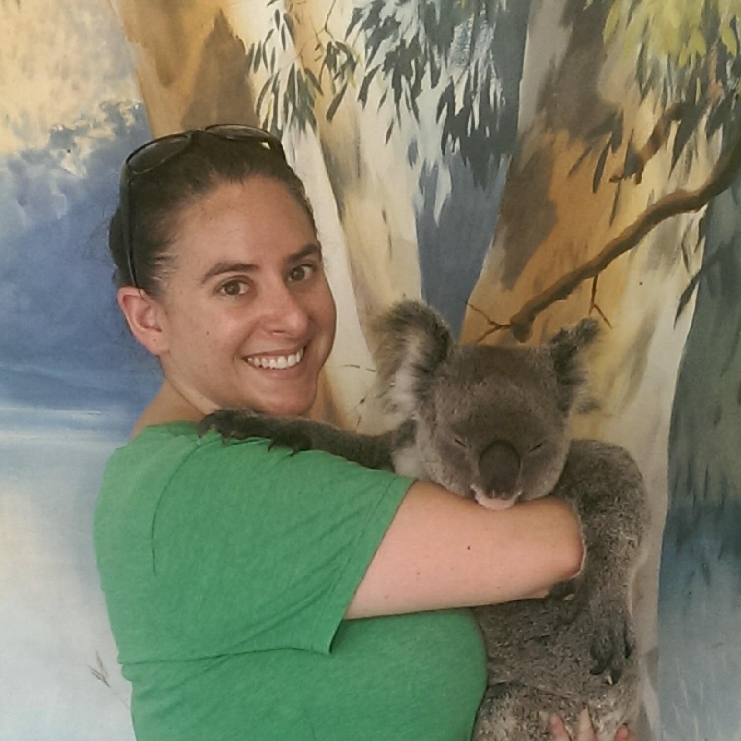 Yep, I'm holding a koala.