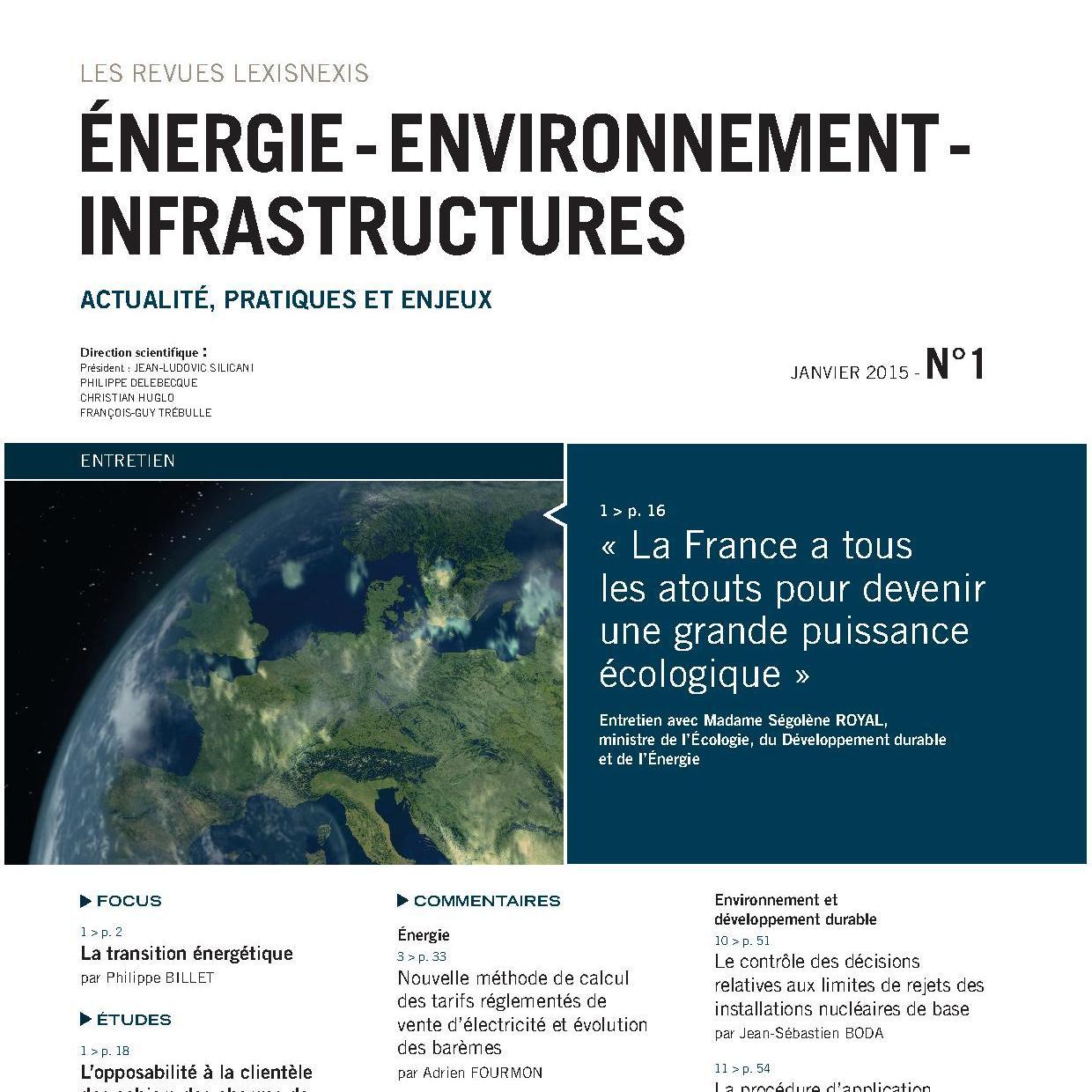 La revue #LexisNexis Énergie-Environnement-Infrastructures dédiée au droit de l'#énergie #environnement #infrastructures #régulation #télécommunication