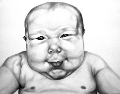 Custom made, fine art charcoal portraits, by Adrienne Molette.