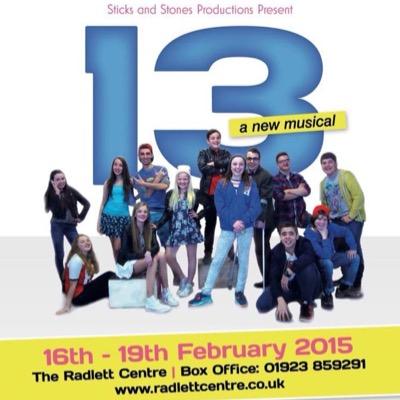 Drama Spectrum presents Jason Robert Brown's 13! The Musical... coming to The Radlett Centre, February 2015. Follow for news and details!