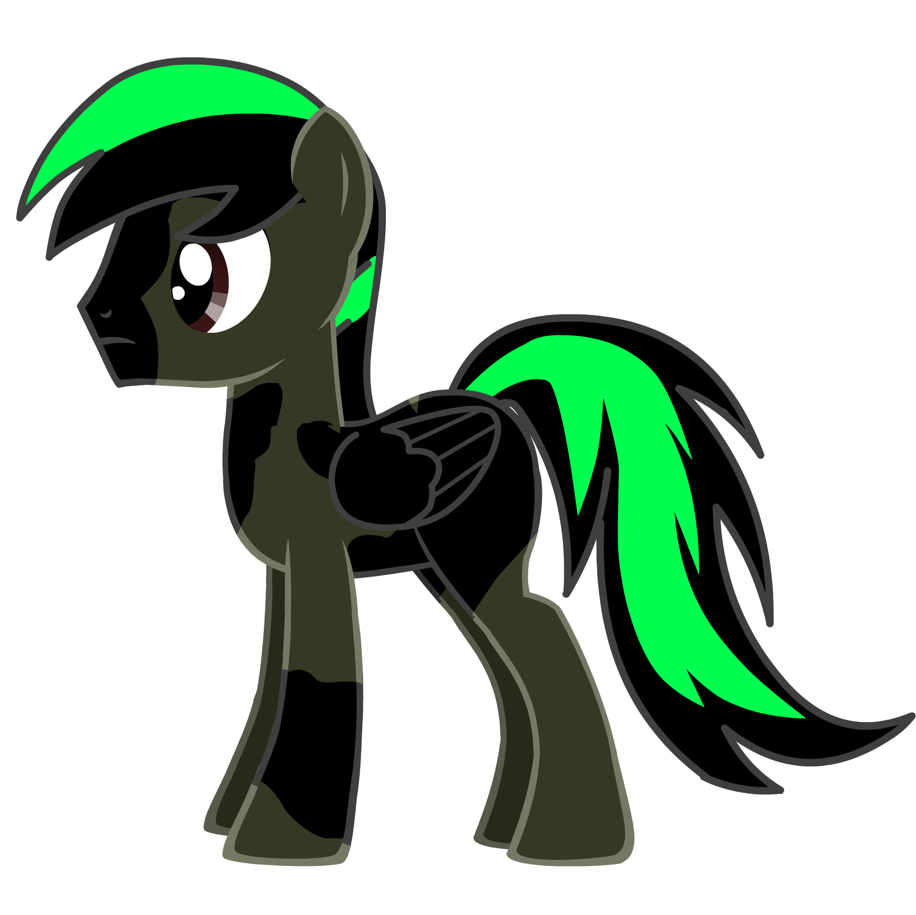 New transfer from Air Guard to Ponyville. New and stuff. Brother of @mlp_Velocity.