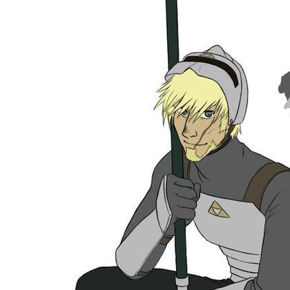 Captain Nador Axort of Hyrule's Royal Guard! Mess with Hyrule you mess with me. Don't underestimate what a guard can do.