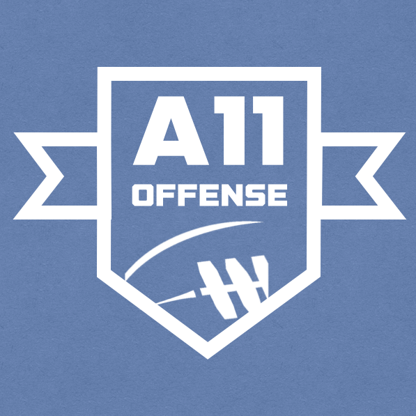 The official Twitter page of the A11 Offense, from the creators of The A11.  Download our entire library of Free playbooks on our web site today!