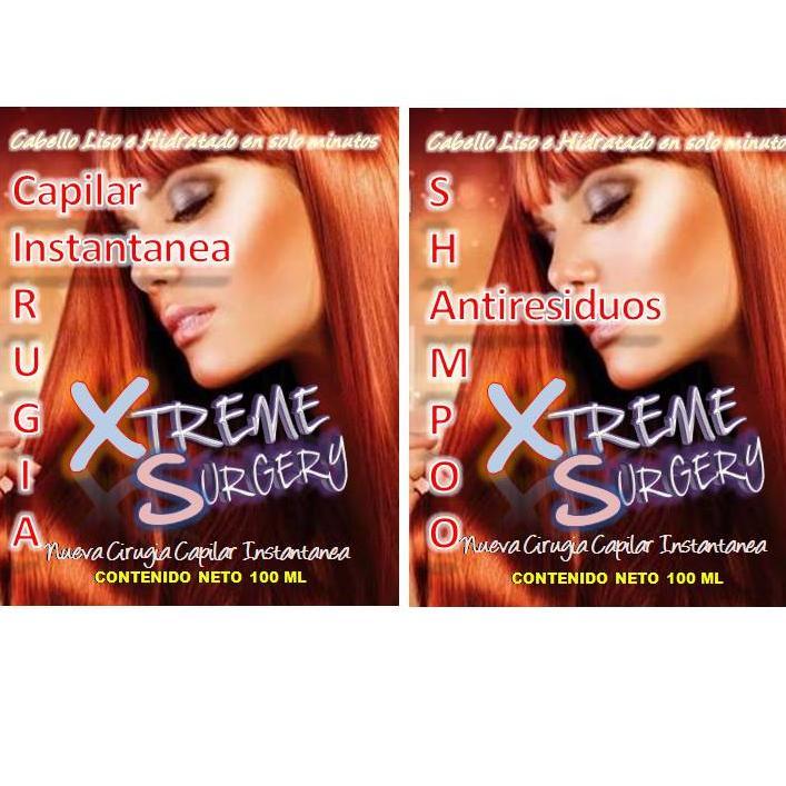 Cirugia Capilar Instantanea Xtreme Surgery resultados en minutos, libre de mantenimiento no es necesario el Shampoo sin Sal. Siguenos te inf