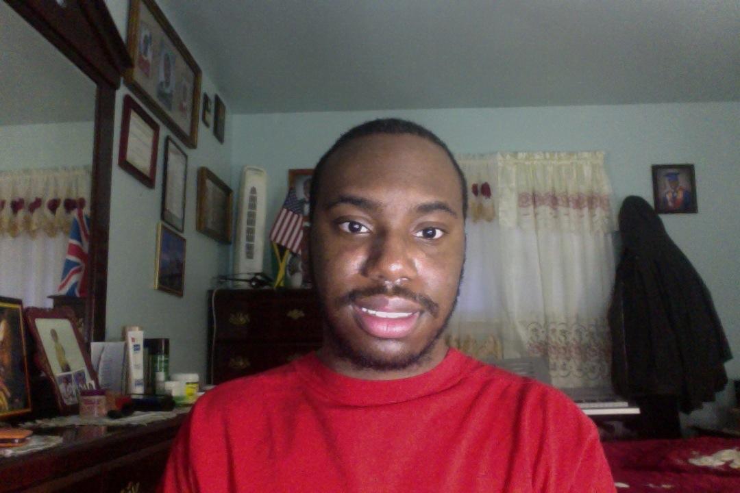 Jamaican-American. Likes poetry. Likes to play the piano. Bible-believing Christian young man. Open to work.