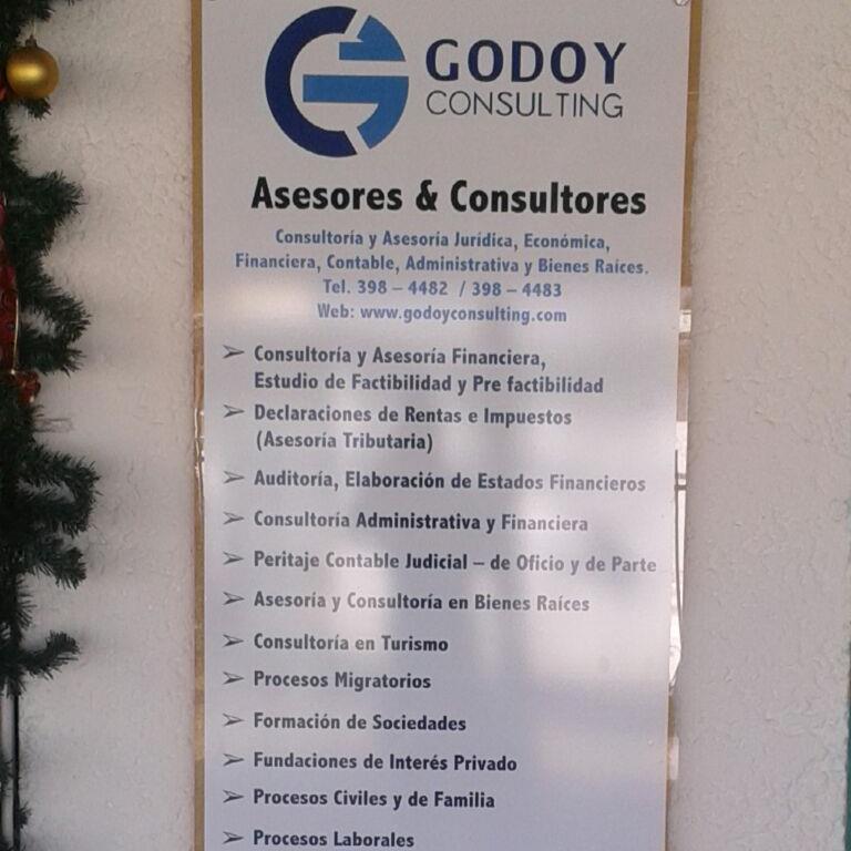 Gerente General de Godoy Consulting Asesores y Consultores  Bienes Raíces, Contabilidad, Economía, Jurídica, Financiera