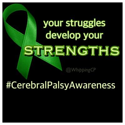 official twitter of #WhippingCP and here to raise #CerebralPalsy Awareness! Everyday searching for CP news. Thank you for helping us change the future for CP!