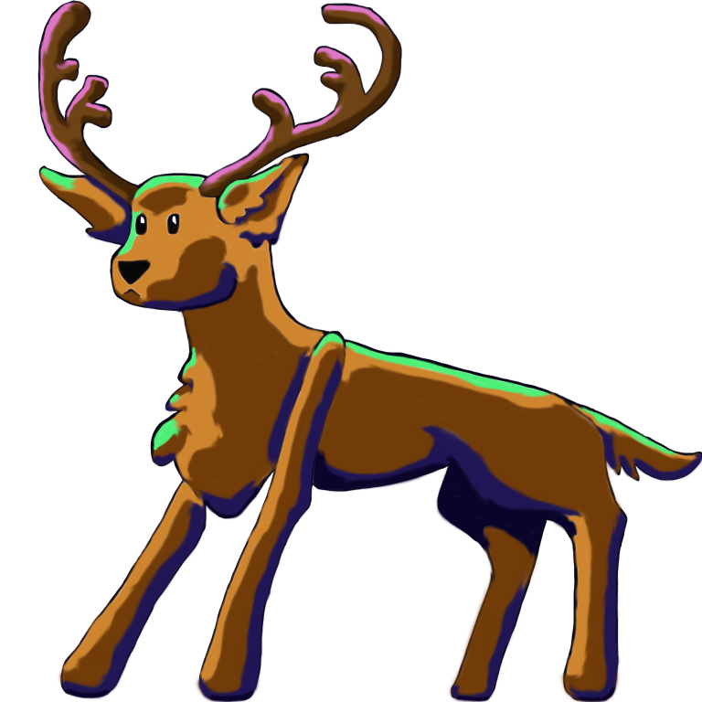 Two queer deer (@jelly_wolf and @b_cker) making video games. We're making Cosmic Endeerment, a game about infinite love.