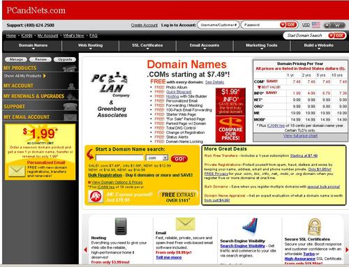 Great Hosting and Domain Names