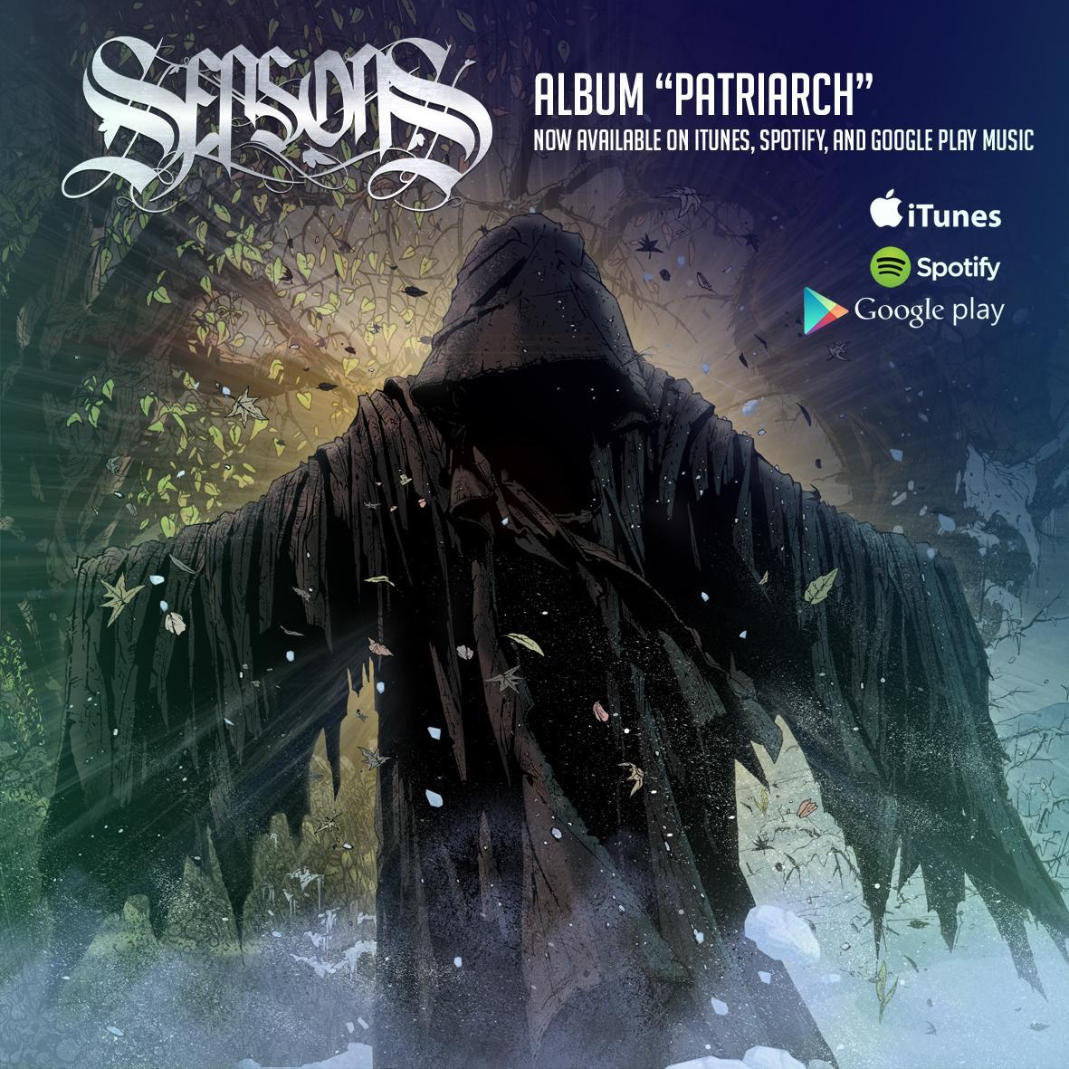 Debut Album PATRIARCH available now on ITunes, Spotify, Bandcamp and Google Play!