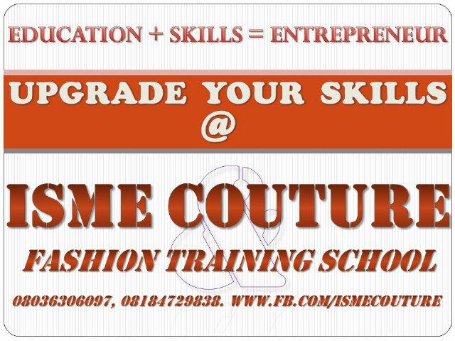 Bespoke Tailor / Fashion Academy / Garment Factory / Fashionpreneur.

Busines of Fashion Expert & Creative Director @ismecouture. +2348055160182, +2348036306097
