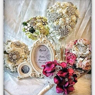 Handmade bespoke wedding Bouquets to cherish forever.  A beautiful reminder of your special day. Created in crystal and synthetic pearl to a high standard.