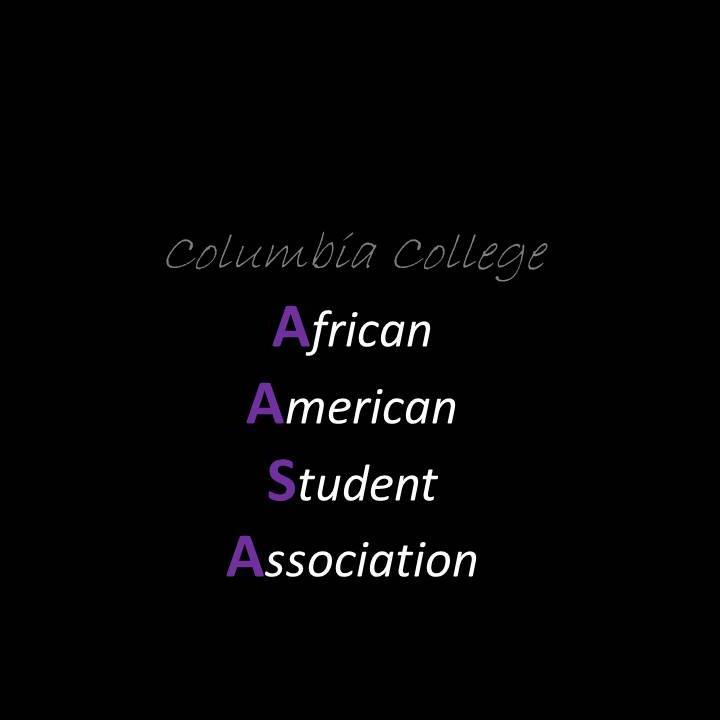 African American Student Association at Columbia College, Columbia, South Carolina.