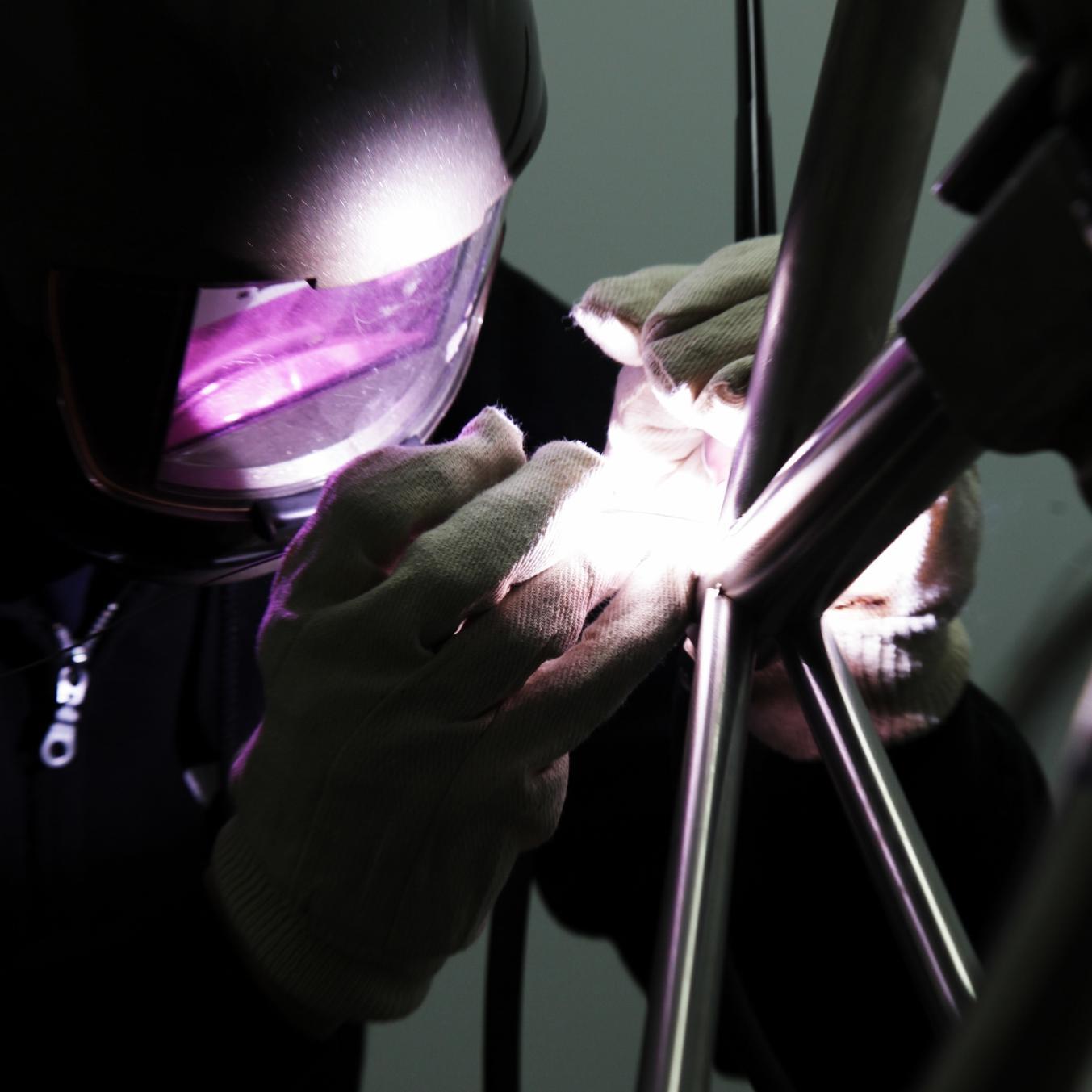 Master framebuilder of Titanium and Steel for the Prestigious Enigma Bikes.