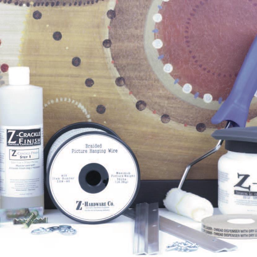 Z Hardware Co. supplies specialty hardware items to the Art and Framing industry.