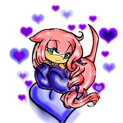 hey its amy rose here! ❤️ whats up?❤️ #taken by my sexy man @SexySonicHedgeH TOUCH HIM YOU DIE!