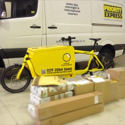 Faster, Greener, Cooler - Cardiff Cycle Couriers are fast, cost-efficient and carbon-neutral.